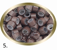 Micro Ring aluminium silicone type, color *5-Brown