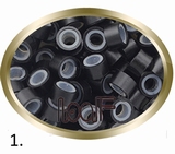 Micro Ring aluminium siliconen type,, kleur *1-Zwart